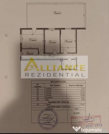 Apartament 3 camere cu terasa 54 mp |Strada Luica | - Bucuresti (Bucuresti-Ilfov) - 11