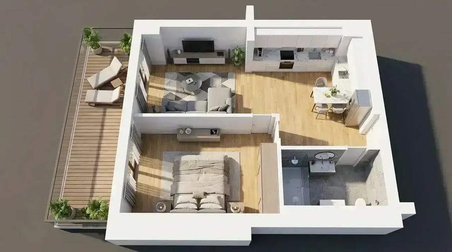 AP. 2 camere Premium | Ultracentral | Terasă | Direct Dezvoltator - 15