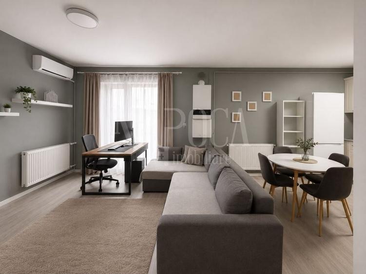 Apartament cu 2 camere semidecomandat în Mărăști