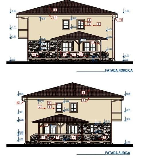 Casă cu 5 camere cu Teren 250 Mp în Gilău
