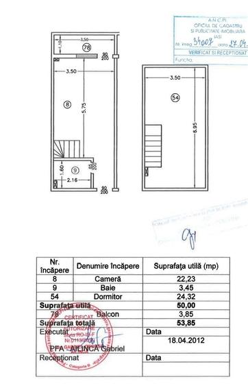 Apartament cu 2 camere în Gară