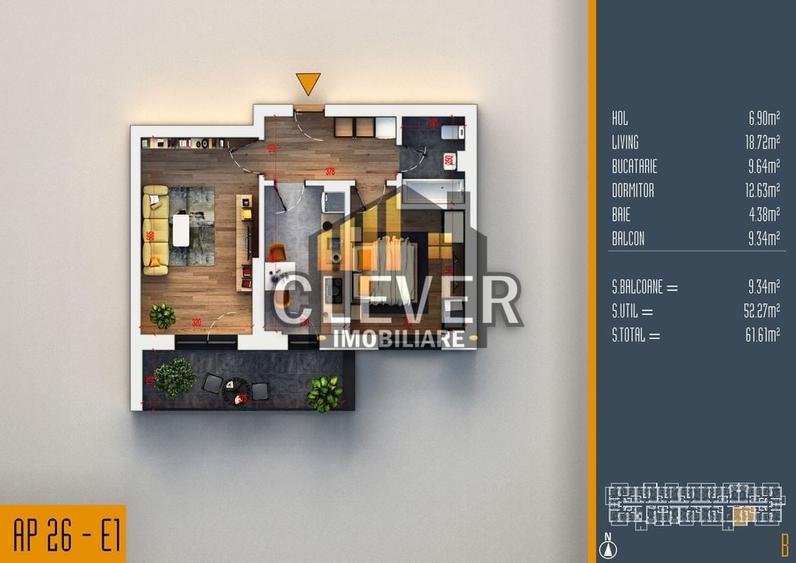Apartament 2 camere decomandate Theodor Pallady Comision 0 - 2