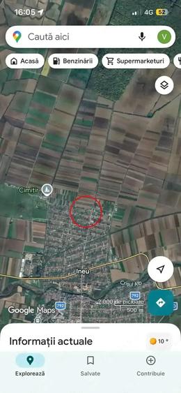 Teren de 1079 mp, în Central