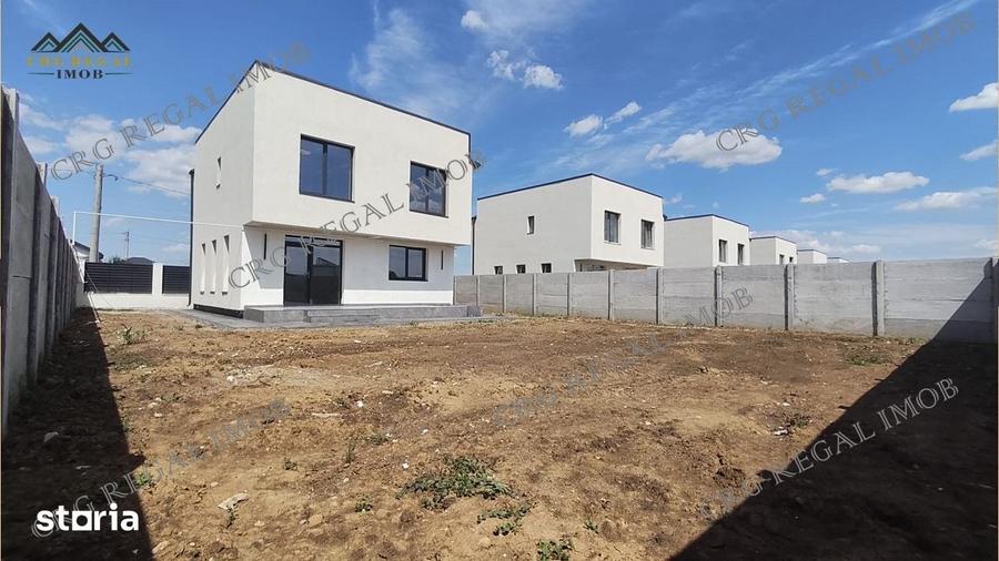 Casa noua cu 4 camere 3 bai si curte 445mp in Comuna Berceni - 3