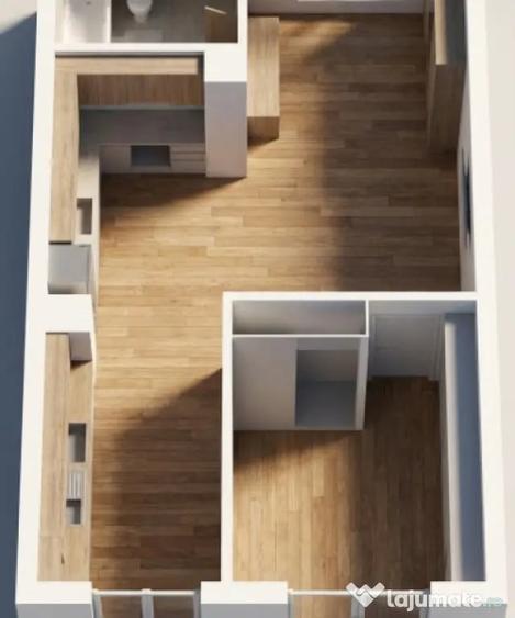 Apartament cu 2 camere decomandat în Florești