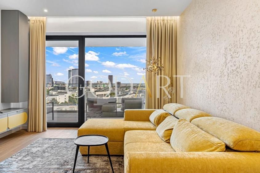 Apartament cu 2 camere semidecomandat, mobilat în Herăstrău