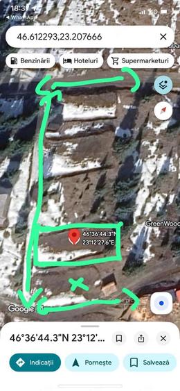 Teren de 700 mp, în Măguri