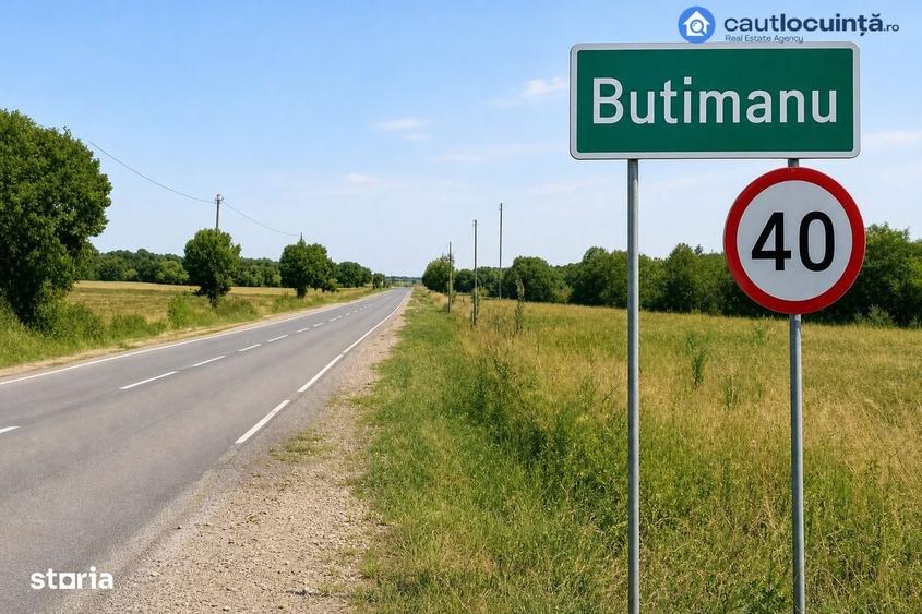Spațiu comercial, în Butimanu