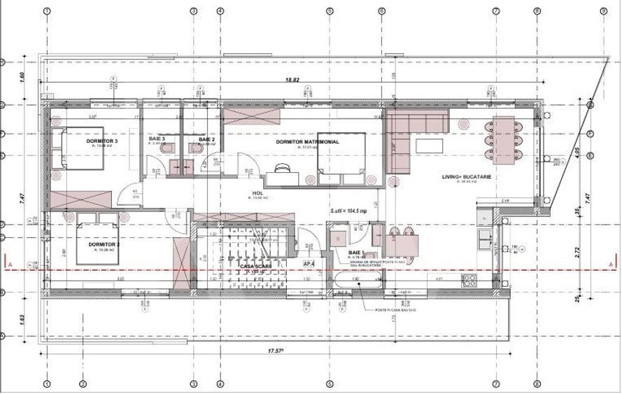 Apartament cu 4 camere în Central
