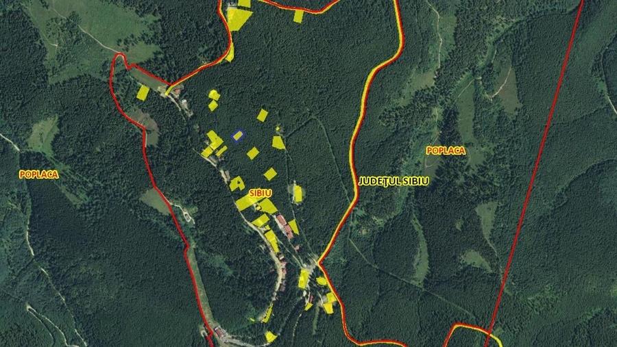 Teren agricol intravilan de 1400 mp, în Păltiniș