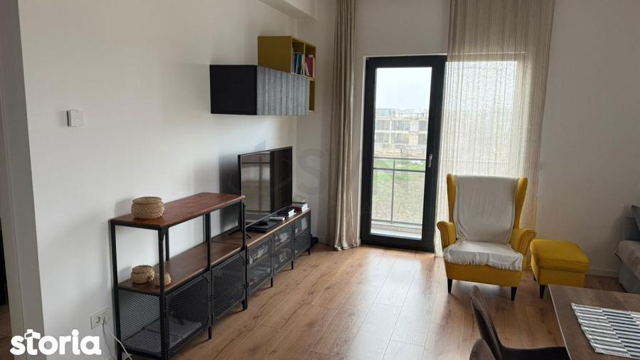Apartament cu 2 camere, mobilat în Tunari