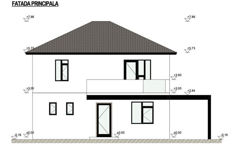 Casă cu 4 camere decomandat cu Canalizare în Șura Mică