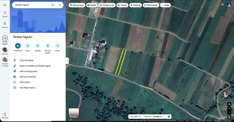 Teren de 1300 mp, în Vicovu de Sus