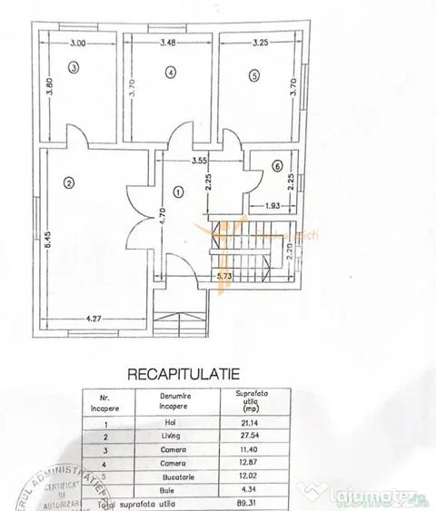 Casă cu 6 camere cu Teren 500 Mp în Valea Adâncă
