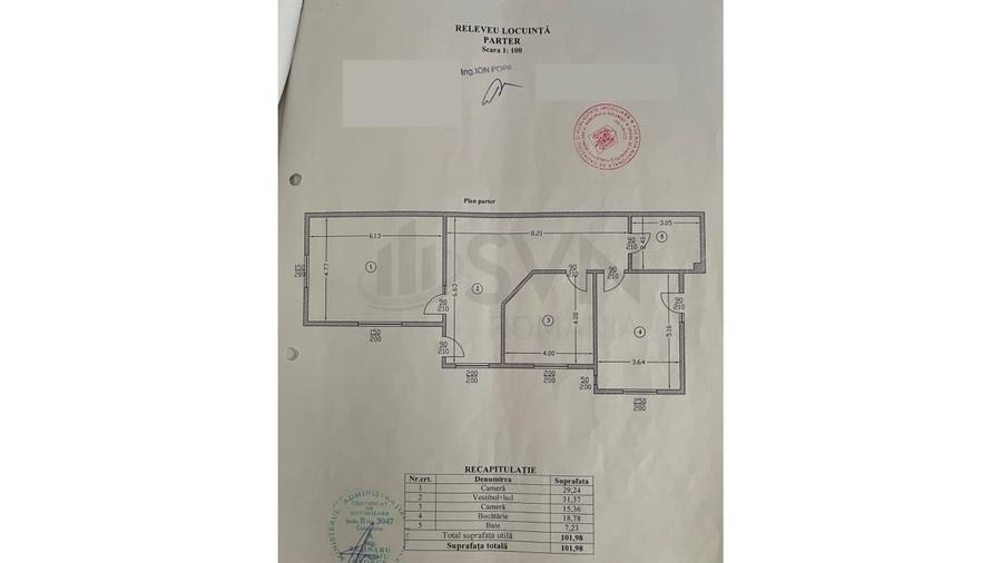 Casă individuală cu 5 camere cu Teren 200 Mp în Dămăroaia