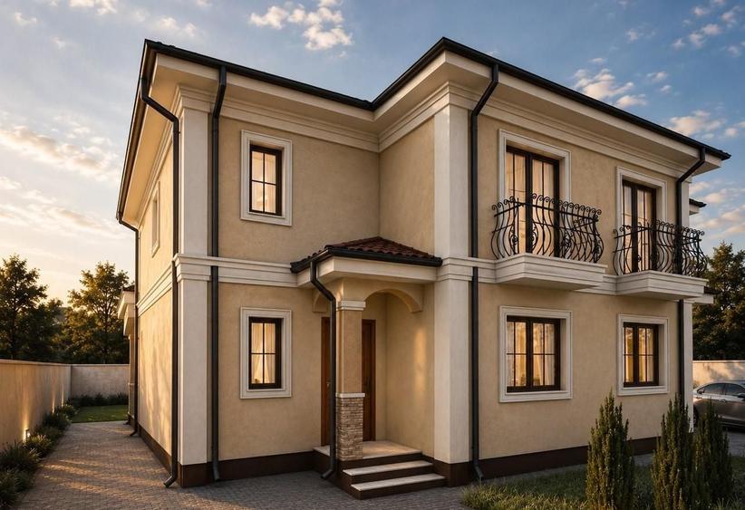 Duplex cu 4 camere cu Teren 254 Mp în Giroc