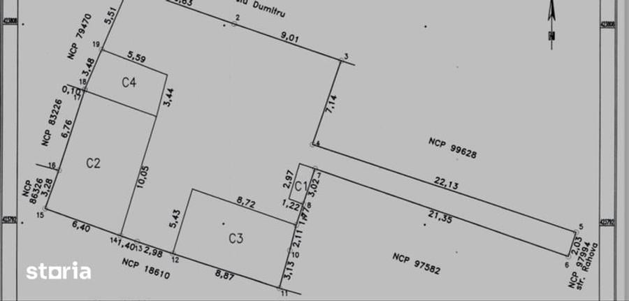 Casa de vanzare batraneasca pe teren 401mp - 1