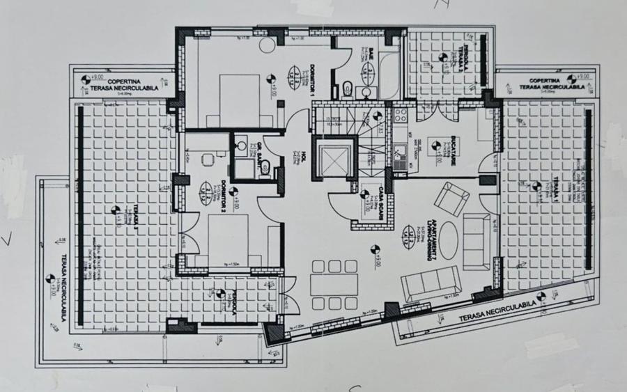 Apartament cu 3 camere decomandat în Pipera