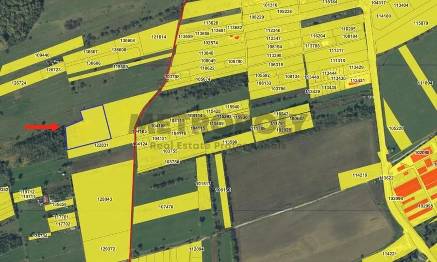 Teren agricol extravilan de 10000 mp, în Arhitecților - Calea Cisnădiei