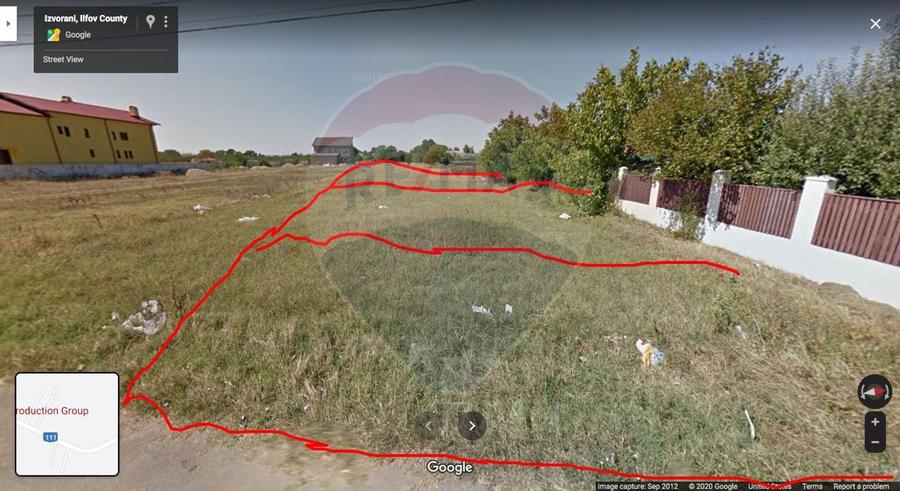 Teren Construcții intravilan de 769.59997558594 mp, în Izvorani
