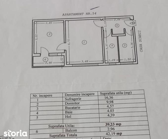 Apartament cu 2 camere în Central