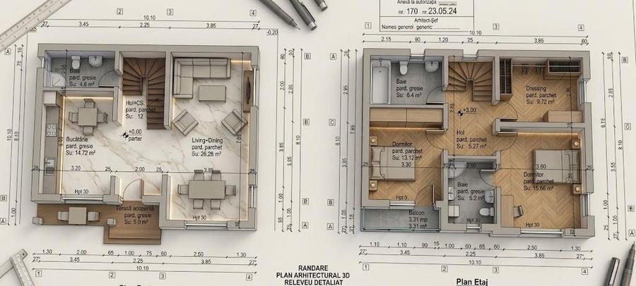 Casa Individuala | 116mp | 4 Camere | Teren 318mp | C-5914 - 11