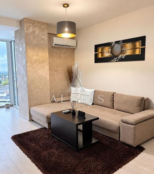 Apartament cu 2 camere semidecomandat, mobilat în Soarelui
