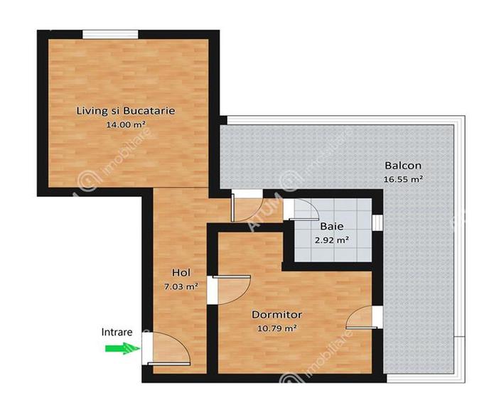 Apartament cu 2 camere semidecomandat, mobilat în Arhitecților - Calea Cisnădiei