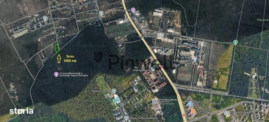 Teren intravilan 2000mp langa Padurea Baneasa - 1
