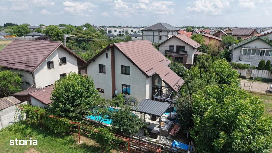 CASA INDIVIDUALA CU PISCINA - COMUNA BERCENI - 1