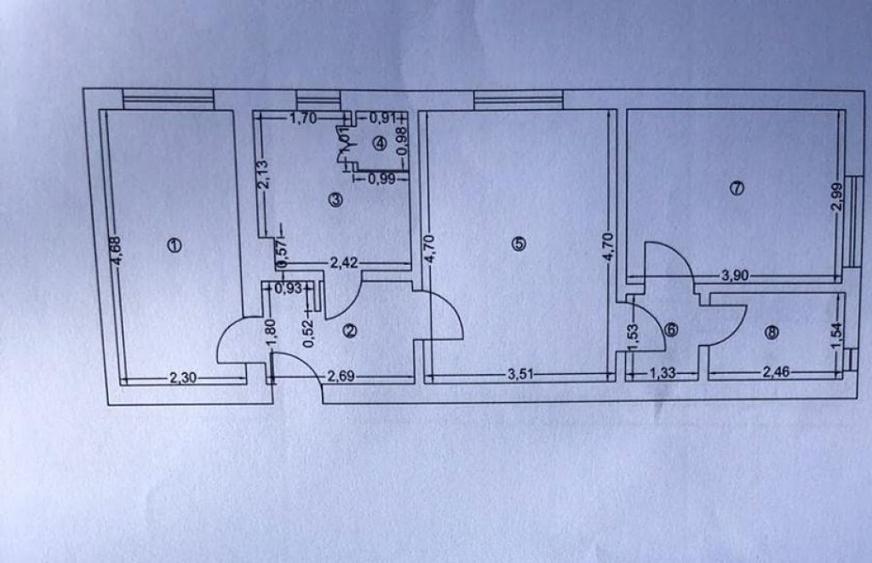 Apartament cu 3 camere semidecomandat în Pelican