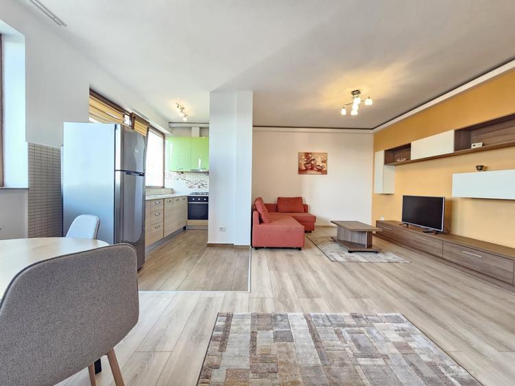 Apartament cu 2 camere semidecomandat, mobilat în Aviației