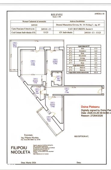 Apartament 3 camere,2 bai,centrala proprie,mutare imediata,TVA inclus - 4
