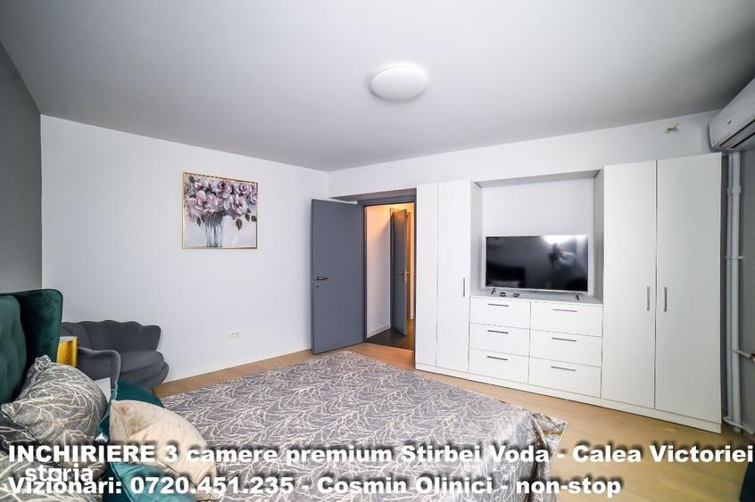 Apartament cu 3 camere, mobilat în Calea Victoriei