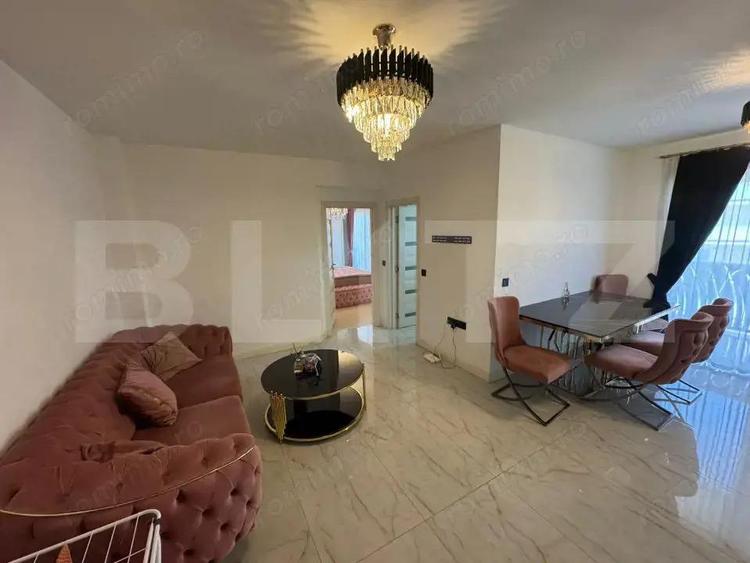 Apartament cu 2 camere semidecomandat, mobilat în Central