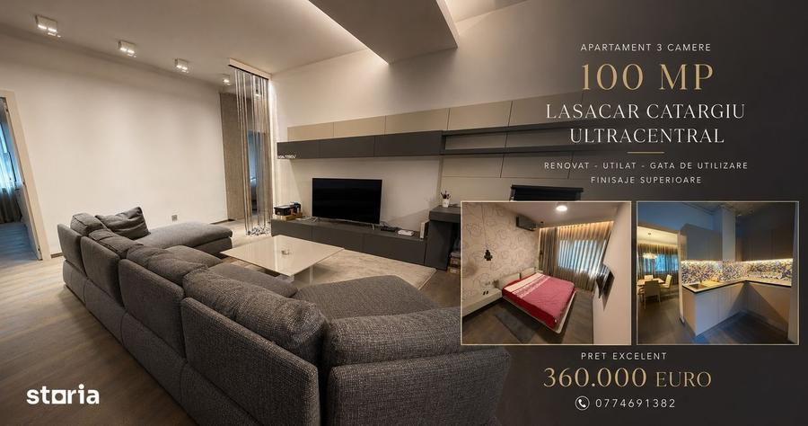 Apartament cu 3 camere în Central