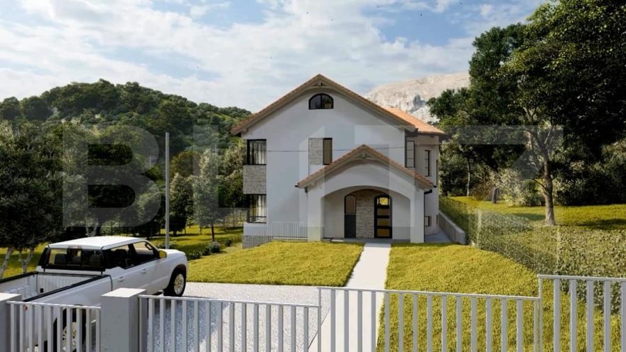 Casă individuală cu 8 camere cu Teren 3000 Mp în Almașu Mare