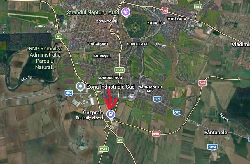Teren de 5000 mp, în Aradul Nou