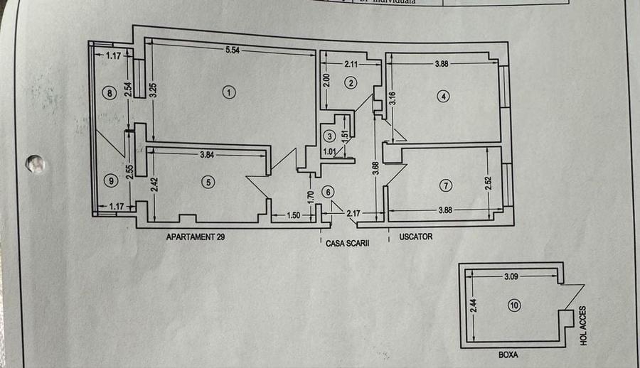 Apartament 3 camere decomadat - 1