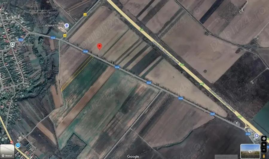 Teren de 7400 mp, în Corbii Mari