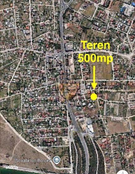 Teren de 500 mp, în Agigea