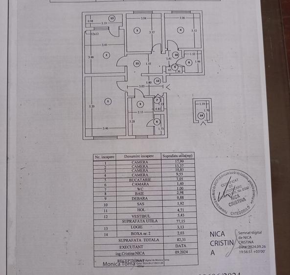 Apartament cu 4 camere decomandat în Drumul Taberei