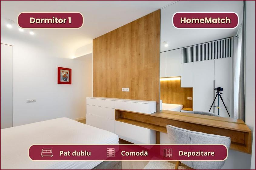 Apartament cu 3 camere decomandat, mobilat în Pipera