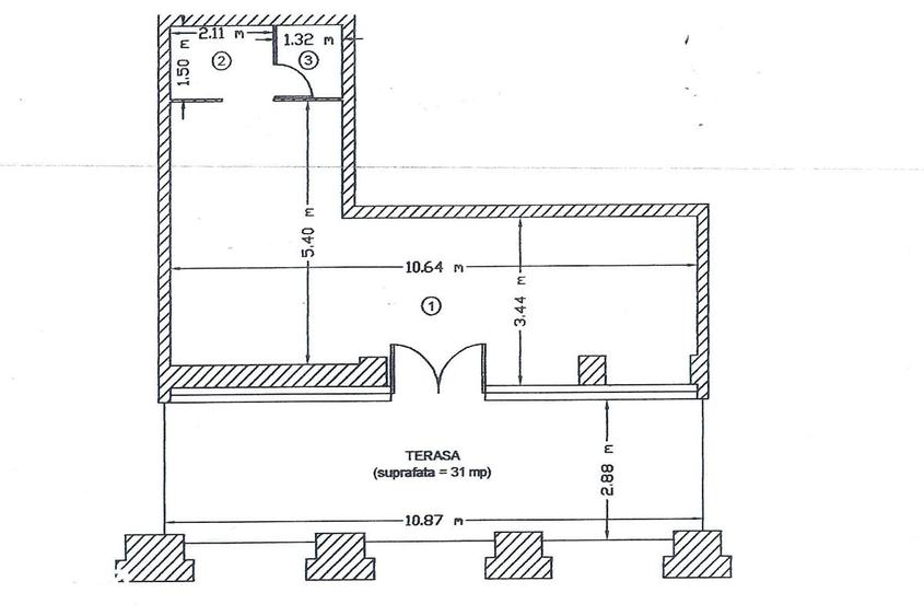 Spațiu comercial, de 120 mp, în Central