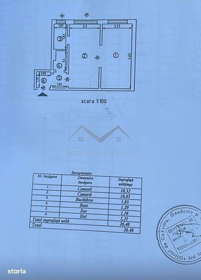 Apartament 2 camere Confort redus - CANTEMIR - 5