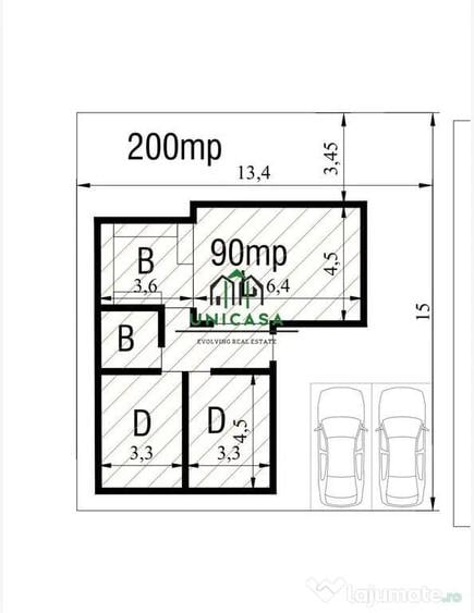 Casă cu 3 camere cu Teren 200 Mp în Vlădesti