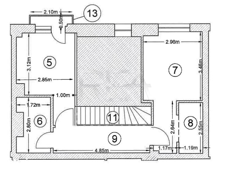 Penthouse 3 camere Floreasca decomandat, centrală, an 2022, 109 mp - 23