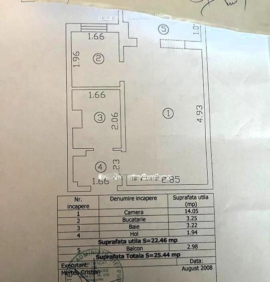 Garsonieră decomandată în Anda