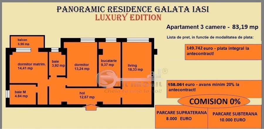 Apartament cu 3 camere decomandat în Galata — fotografia 2