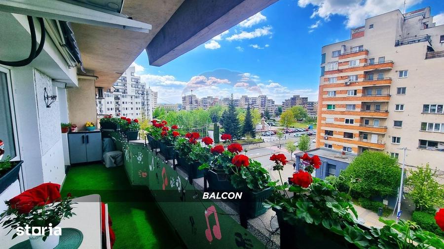 Apartament cu 3 camere decomandat, mobilat în Progresul